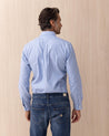 Camicia Polo Ralph Lauren azzurra in popeline di cotone 710 886462004 POLO RALPH LAUREN