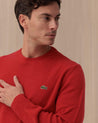 Maglia Lacoste rossa in landswoll AH2916240 LACOSTE