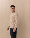 Maglia Girocollo Beige SHETLAND8016 BARACUTA