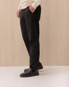 Pantaloni People of Shibuya Nero in Tecnico Morbido WASHIBA PM937999 PEOPLE OF SHIBUYA