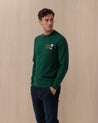 Maglione Girocollo Verde HERON LIGHT51 SPRITZZO MC2 ST BARTH