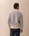 Bomber Ballantyne Beige in Lana a Coste con Bottoni B2O003 5W02394700 BALLANTYNE