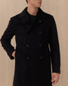 Cappotto Doppiopetto Nero STEPHAN-010103B3331 TAGLIATORE