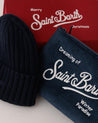 Berretto + Pochette Blu CHRISTMAS BOX61 EMB MC2 ST BARTH