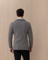 Giacca Monopetto In Maglia Grigio LJM56920 LARDINI