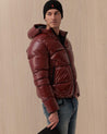 Giubbotto Bomber Lucido Bordeaux PI001133U 12220Z6705 HERNO