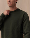 Maglione Girocollo Verde REGENT LAMB52 MC2 ST BARTH