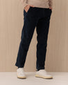 Pantalone In Velluto 500 Righe Blu DOCKSDARK NAVY MODFITTERS
